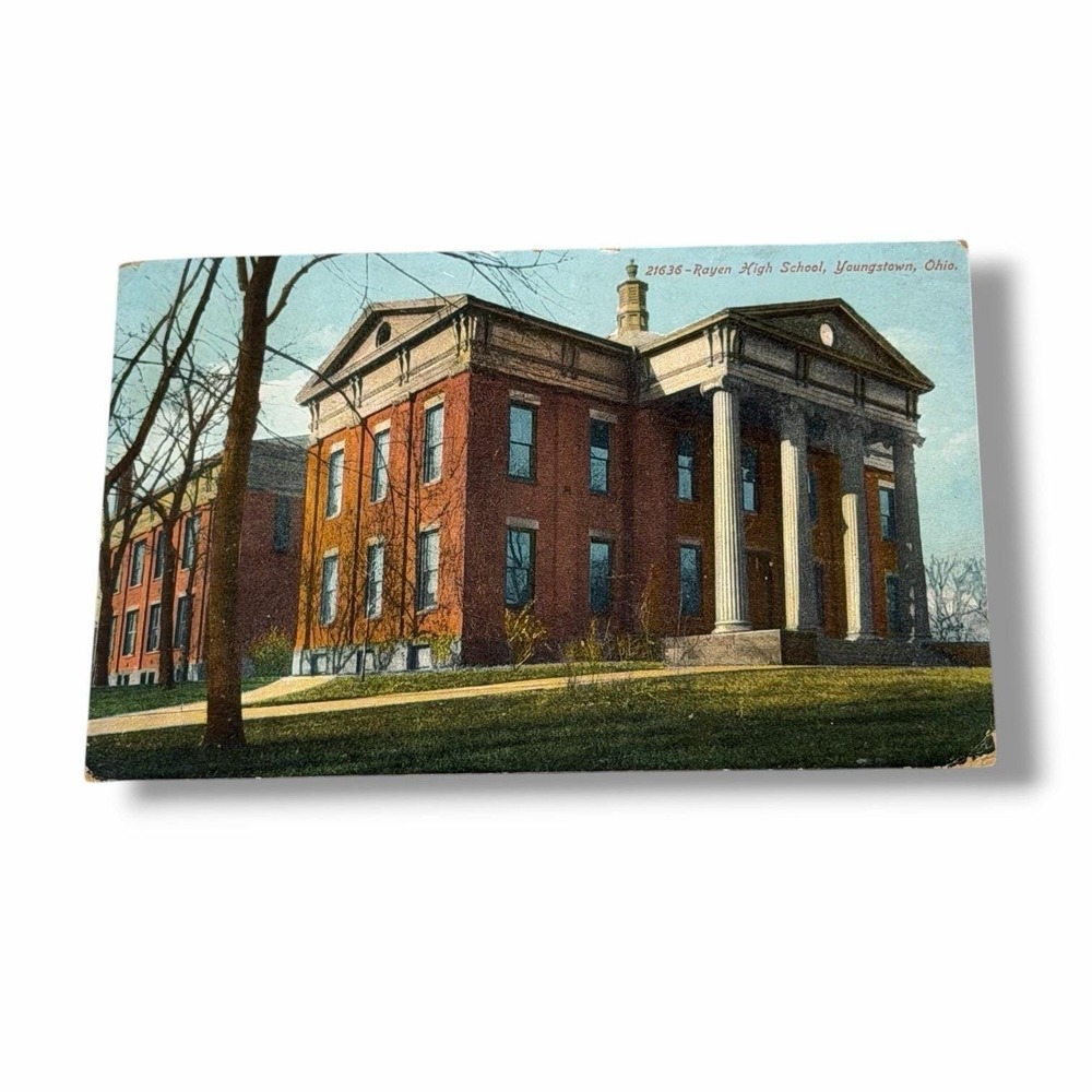 Postcard Rayen High School Youngstown Ohio c1909 Divided Back Card A689